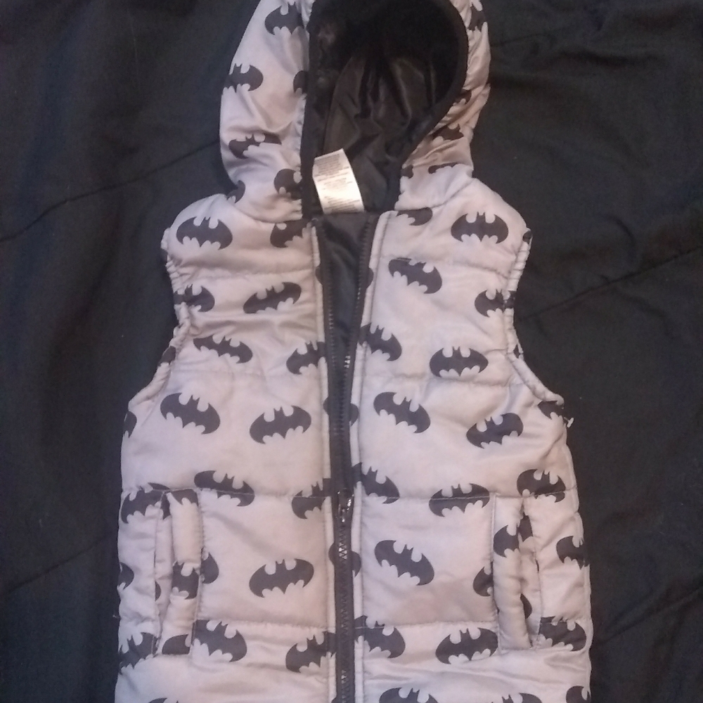 Batman puffer winter vest